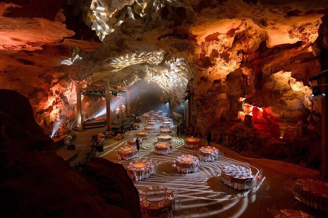 Halong's Hidden Gem: Dragon Pearl Cave Tour with Dinner