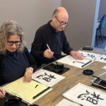 Japanese Calligraphy Experience with a View of Lake Kawaguchi - Who Will Love This?