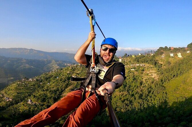 Kathmandu: Zipline Adventure in Dhulikhel with Pickup & Lunch - How the Itinerary Unfolds