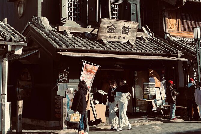 Kawagoe Cultural Tour Kimono Rickshaw Sake and Local Flavors - Rickshaw Ride: A Classic Japanese Transport