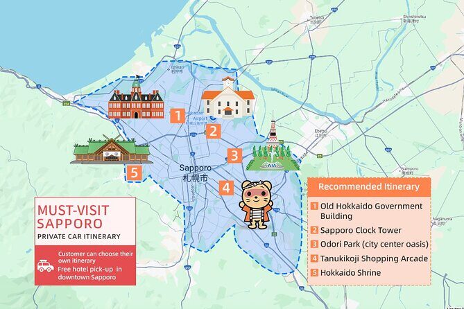 Sapporo City Cherry Blossom Private Sightseeing Tour - FAQ