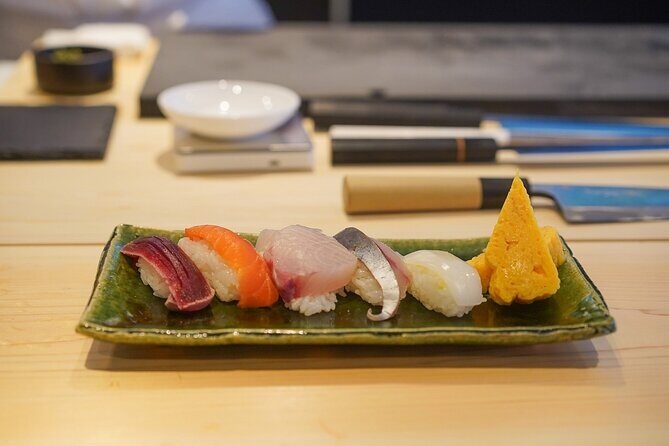 Sushi Making Experience at a High End Tokyo Restaurant - The Details in Focus