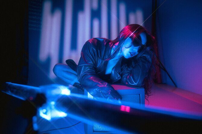 Tokyo Cyberpunk Studio Portrait Shoot - Practical Details That Matter