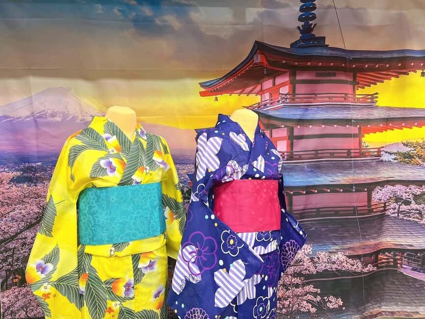 Traditional Kimono Rental near Mt Fuji and Lake Kawaguchiko - The Itinerary in Detail