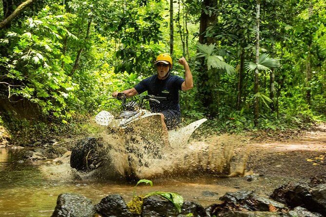 5 Hour Off-Road ATV+ Zipline+ Waterfall Rappelling+ Tractor Jungle Tour - FAQs
