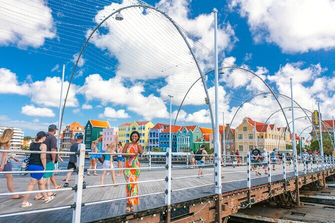 A Must for Instagram! Iconic Swinging Old Lady Bridge Drone Shoot - Exploring the Drone Shoot Experience in Curacao
