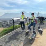 Andes Mountain Range on Electric Scooter, culture and nature - Scenic Elevation and Sunset Views