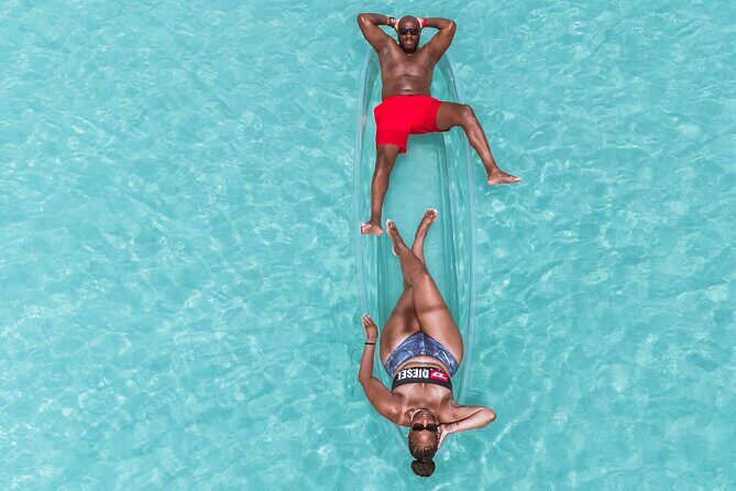 Aruba Unique Clear Kayak Drone Photoshoot with Video