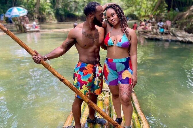 Bamboo Rafting with Limestone Massage including Transportation - The Sum Up