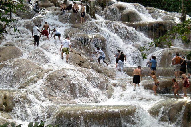 Blue Hole plus Secret Falls and Dunns River Falls Combo from Runaway Bay Hotels