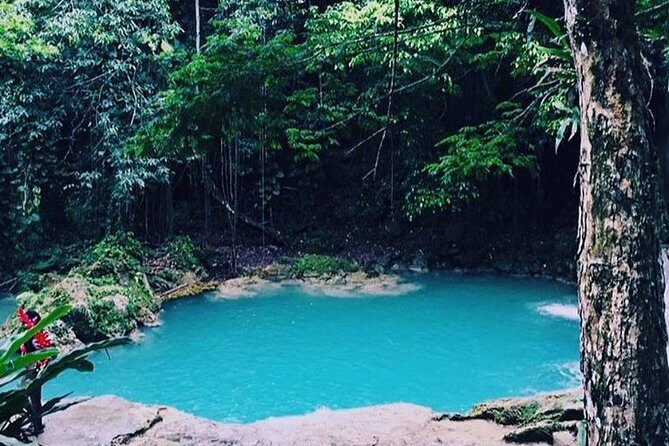 Blue Hole Waterfall & Beach Break Shore Excursion from Port of Falmouth - The Blue Hole Experience: Waterfalls, Cliffs, and Caves