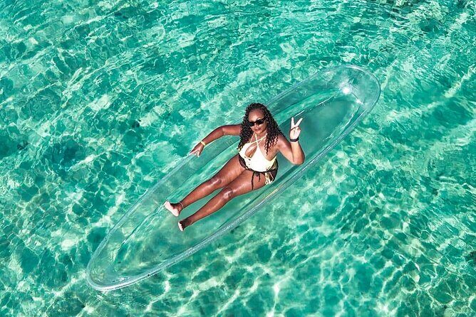 Blue Ocean Clear Kayak Photoshoot in Jamaica - The Value of a 30-Minute Photoshoot