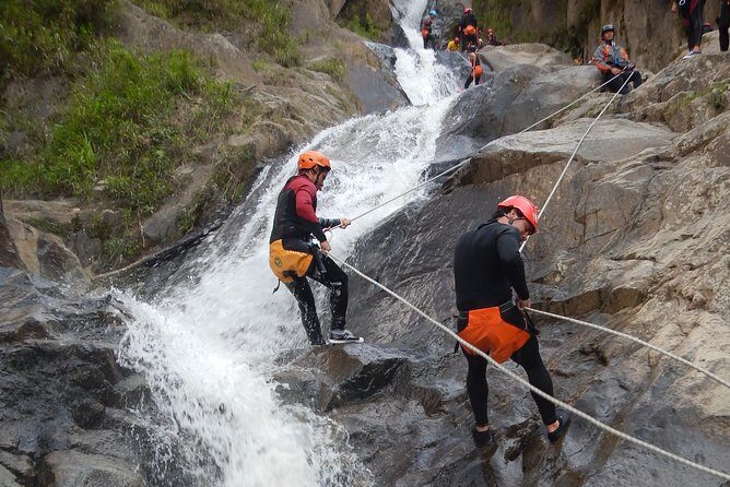 Canyoning in Baños Chamana Waterfall - The Scenic Route and Additional Stops