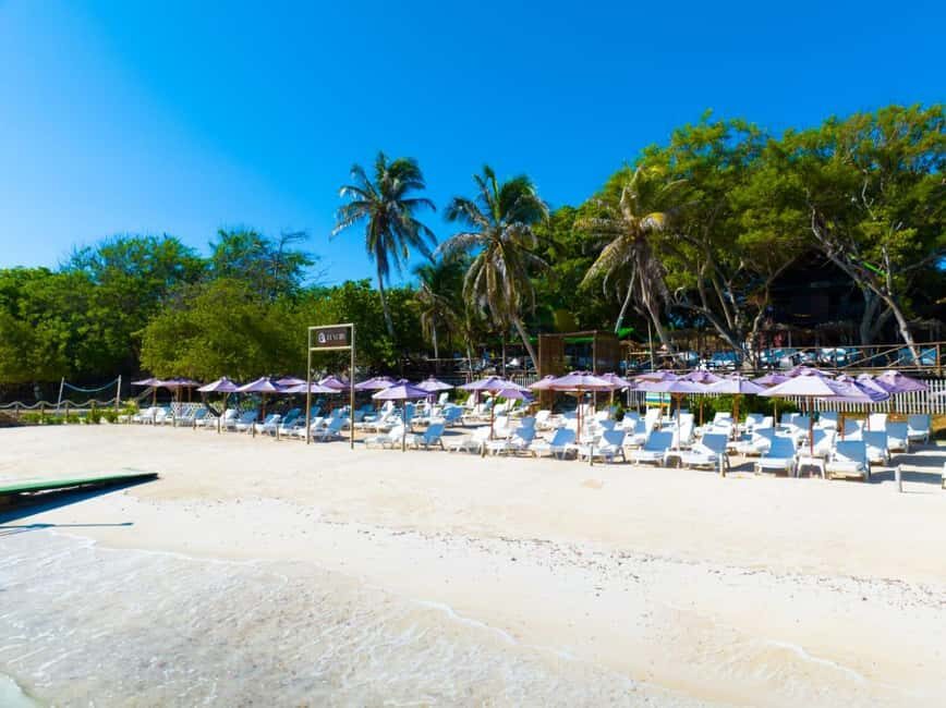 Cartagena: Rosario Island Beach Club Day Trip and OPEN BAR - What’s Included and What’s Not