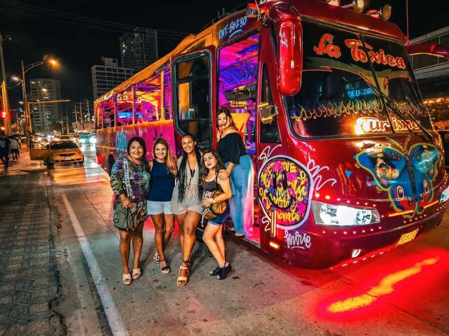 CARTAGENA: Typical party bus with entertainer and disco entrance included! - Who Would Enjoy This Tour?