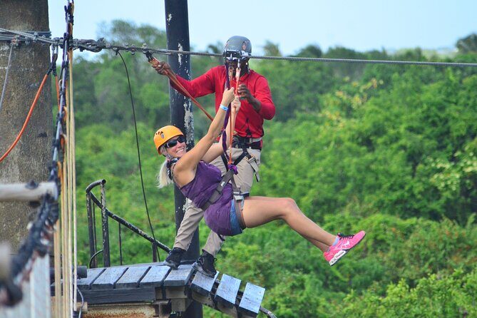 COMBO: Zip Line, Cenote Blue Lagoon, Jungle River &Waterfall Pool - A Closer Look at the Experience