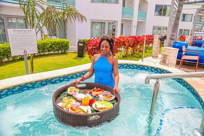 Curacao Floating Breakfast Photoshoot free Drone Videos & Mimosas