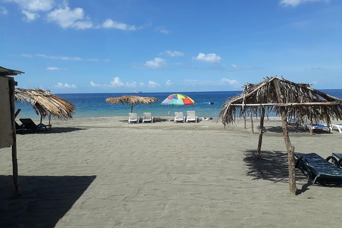 Dominica Half-Day Tour: Mero Beach, Waterfalls, Mineral bath Wotten Waven - Mero Beach: Sun, Sand, and a Little Cricket