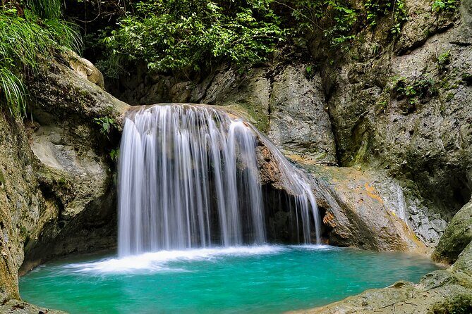 Double the Fun Damajagua Falls and Oceanside Adventure - Key Points