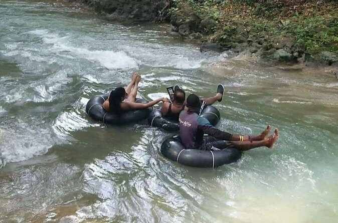 Dunn's River Falls, River Tubing, and Horseback Riding With Transportation