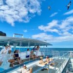 Flamingo Family Fun Catamaran Snorkel:Comfortable shaded seating - Practical Tips for Your Trip