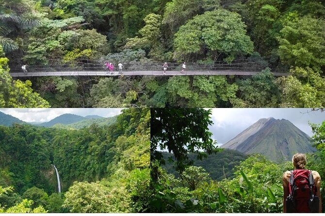 Hiking Lovers (Hanging Bridges + La Fortuna Waterfall + Volcano Hike) - Transportation and Group Size