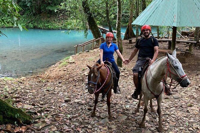 Horseback riding - Discovering the Rio Celeste Horseback Adventure