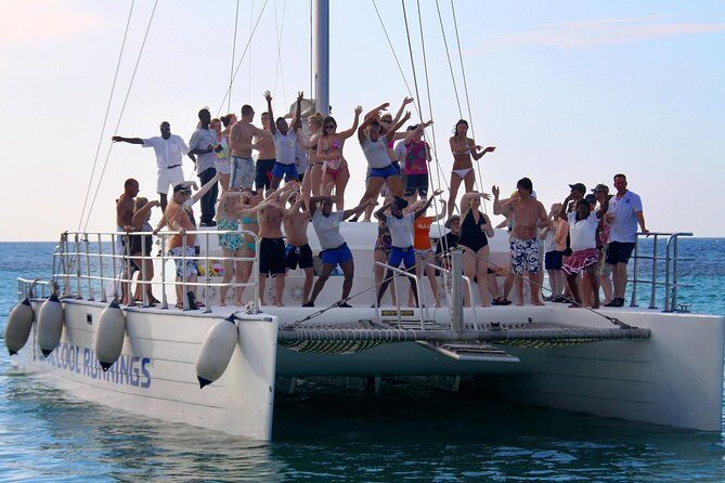 Jamaica Dunn's River Falls Party Cruise with Snorkeling