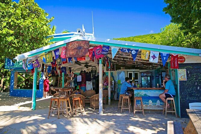 Jost Van Dyke - Soggy Dollar & Sandy Spit Sailing Tour in the BVI