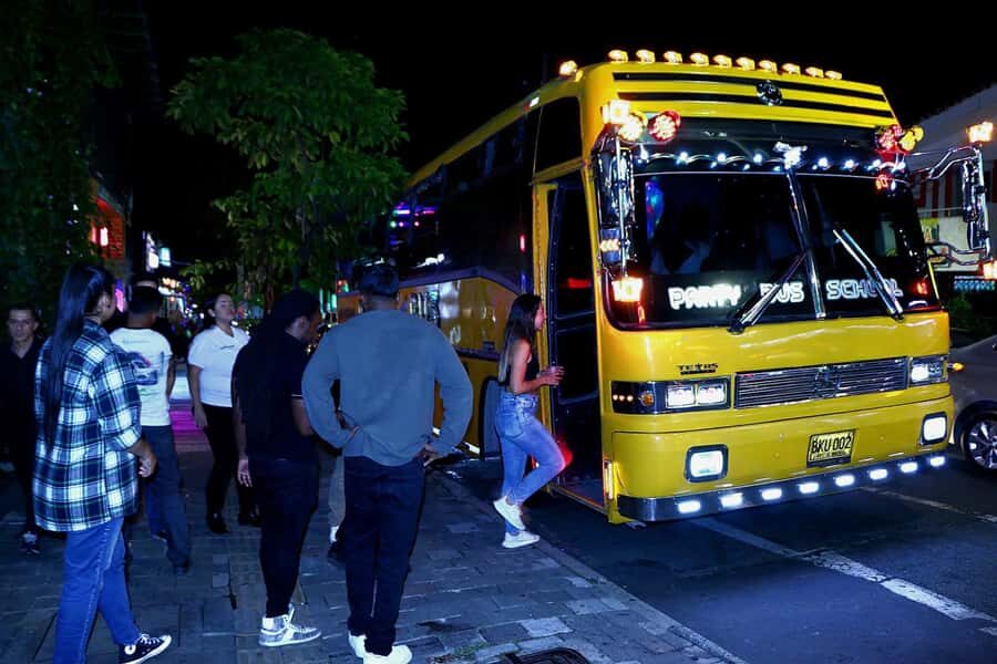 Medellin: Rumbero Party Bus with all the beer you can drink - Transportation and Group Size