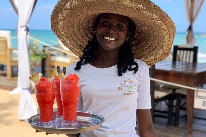 Montego Bay: Bamboo Beach Club with Lunch and Cocktails - Easy, Scenic Transportation