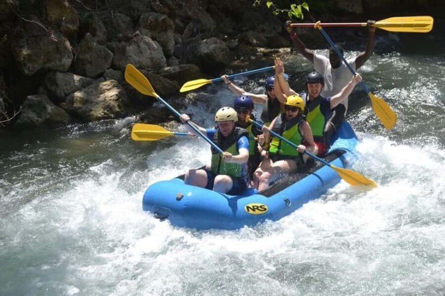 Montego Bay: Dunn's River Falls and River Rapids Adventure - Authentic Guides and Scenic Vistas