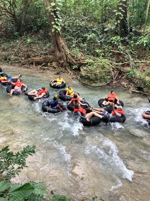 Montego Bay: Dunn's River Falls and White River Tubing Combo - White River Tubing: Relaxing and Playful