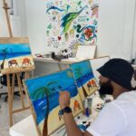 Paint and Sip at the Gallery and Wine Bar - The Venue: A Beautiful Art Space
