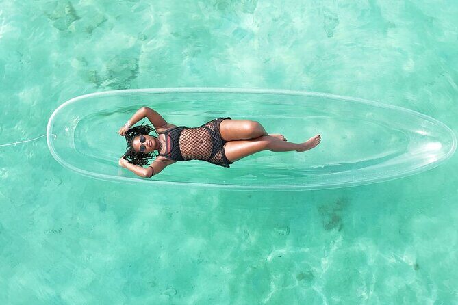 Private Clear Kayak Drone Photo Shoot in Ocho Rios, Jamaica