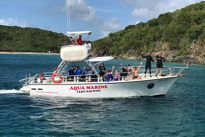 Private Full Day Guided Snorkeling or Diving Charter in St Thomas