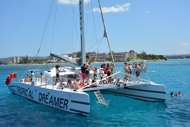 Private Montego Bay Morning Catamaran with Open Bar & Snorkeling