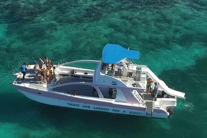 Private Party Boat with Slide and chicken skewers at Punta Cana - The Sum Up