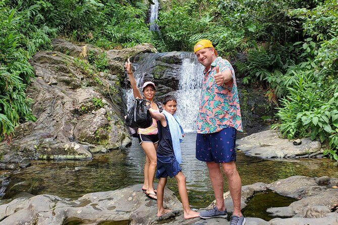 Private Rainforest Waterfalls and Beach Hiking Tour from San Juan