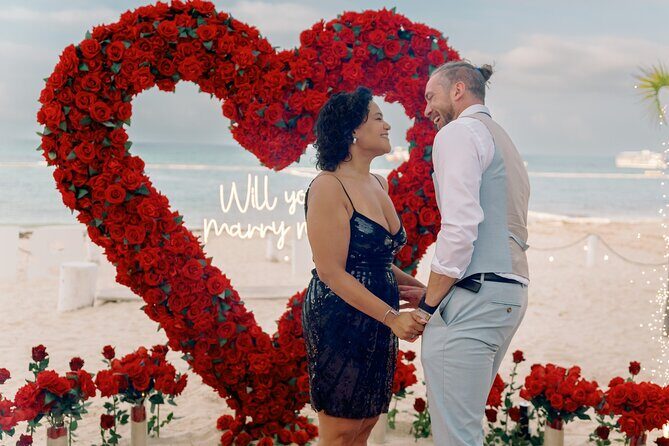 Private Romantic Beach Proposal in Nassau Bahamas - What You Can Expect: A Step-by-Step Breakdown