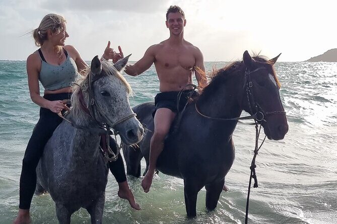 Private Sunrise Horseback Beach Ride with Sandy Hoofs St. Lucia - The Sum Up