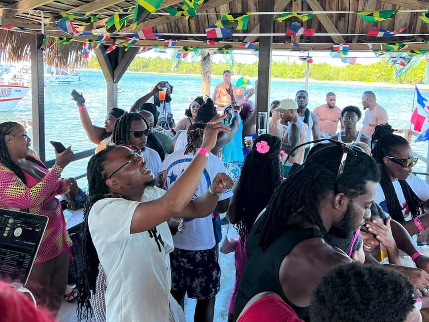 Punta Cana: Jamaican Party Boat w/ OPEN BAR And DJ (Adults) - The Highlights: Dancing, Swimming, and Jamaican Food