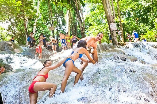 Rafting at Martha Brae + (Dunn's Falls - Optional) from Negril - Authenticity and Value