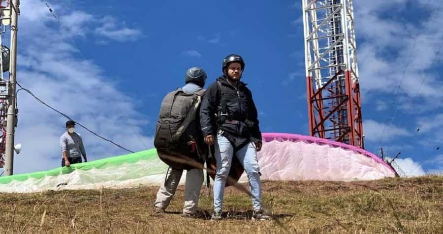 Sacred Valley: Paragliding Flight - The Flight Itself: Soaring Over the Sacred Valley
