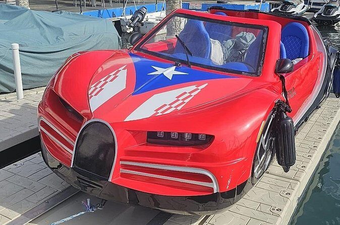 San Juan Watersports Car Rentals Red Bugatti - Who Will Love This?
