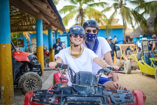 Small group ATV Adventure to Water Cave and Macao Beach