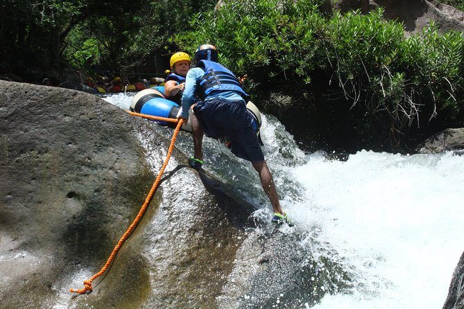 Tubing at Canyon River, Canopy and Hot Spring Combo Tour From Playa Hermosa - Key Points
