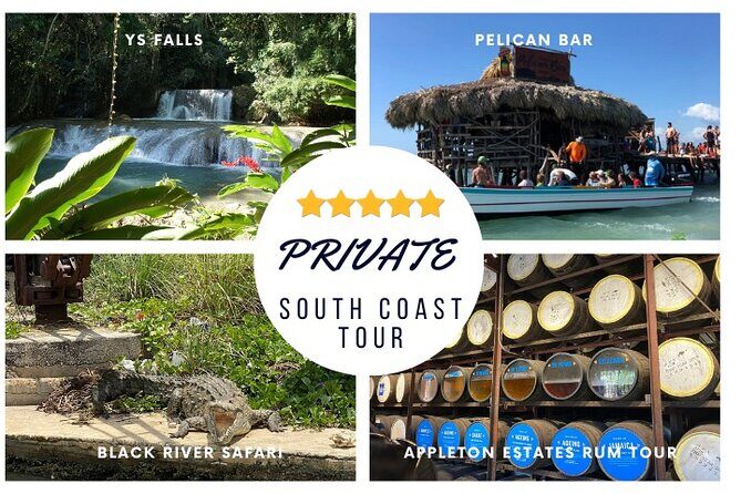 YS Falls, Black River Safari, Appleton Rum Tour OR Pelican Bar (Choose Up to 3) - A Detailed Look at This South Coast Adventure