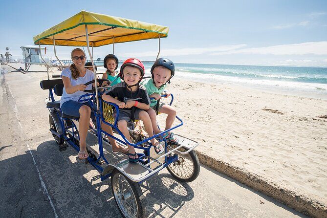 4-Wheel Surrey Cycle Rental in Long Beach Shoreline Village - Summary