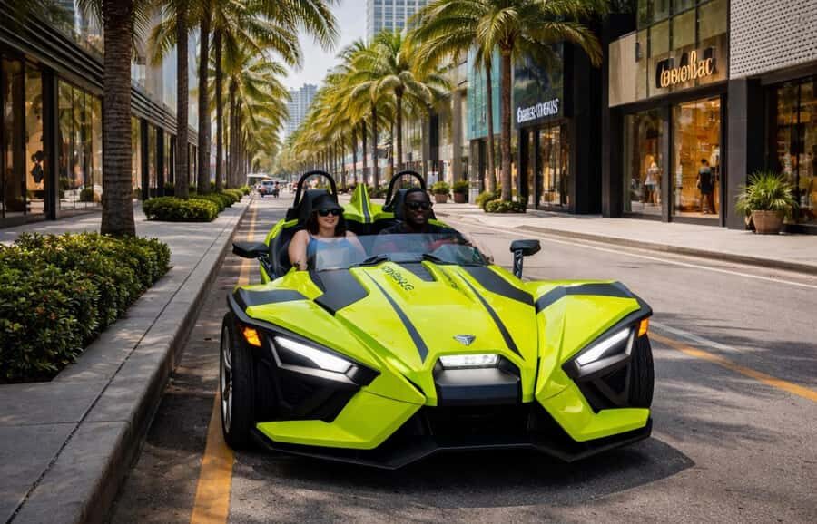 Affordable Polaris Slingshot Rental  Get 1 Hour Free - Key Points